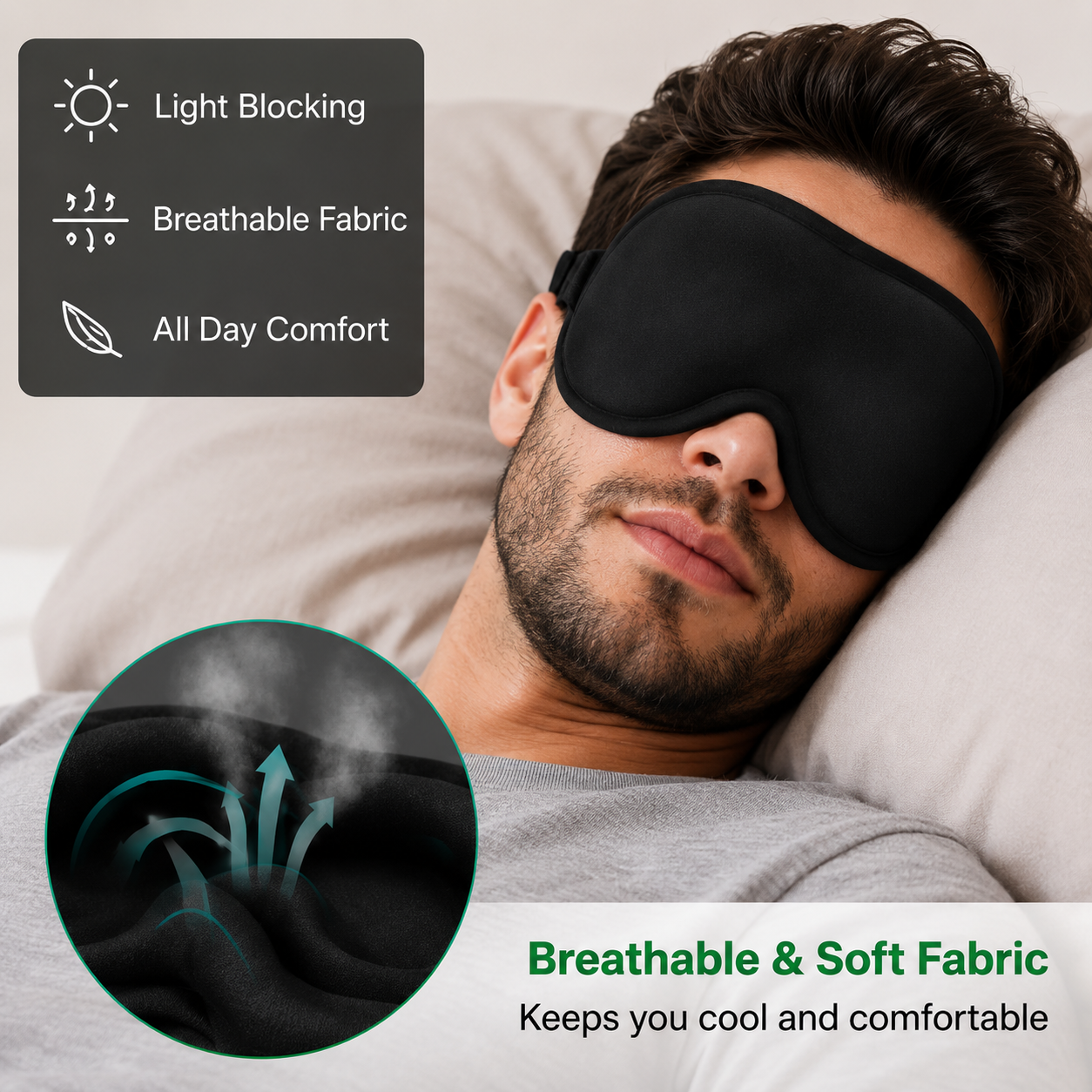 3D Blackout Sleep Mask
