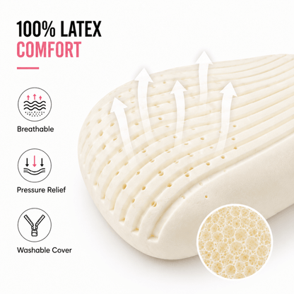 Responsive latex pillow product view