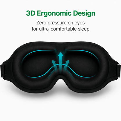 3D Blackout Sleep Mask for comfortable deep sleep